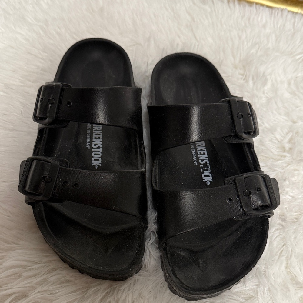 Birkenstock Black Double-Strap Sandals